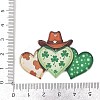 Saint Patrick's Day Opaque Printed Acrylic Pendants OACR-A045-05C-3