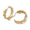 KC Gold Plated Brass Micro Pave Cubic Zirconia Hoop Earring EJEW-L271-16KCG-01-2