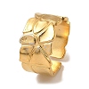 304 Stainless Steel Open Cuff Rings RJEW-Z018-05G-1