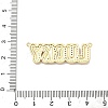 Brass Micro Pave Cubic Zirconia Pendants LS-KK-A285-03A-G-3