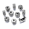 Alloy European Style Clasps PDLC-R001-02AS-1