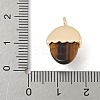 Natural Tiger Eye Pendants X-KK-Z107-02G-02-3