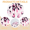 4 Pairs 4 Colors Multi-functional Coral Fleece  Bracelets for Women BJEW-CN0001-01B-5