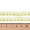 Electroplate Opaque Glass Beads Strands EGLA-T026-8mm-05D-4