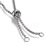 Tarnish Resistant Adjustable 304 Stainless Steel Slider Bracelets LS-BJEW-L653-003P-3
