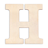 Letter Unfinished Wood Blank Cutouts DIY-ZX040-01H-1