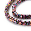 Electroplate Non-magnetic Synthetic Hematite Beads Strands G-N0321-07G-3