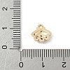 Brass Micro Pave Cubic Zirconia Charms LS-KK-M326-20A-G-3