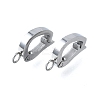 304 Stainless Steel Fold Over Clasps STAS-H233-05P-1