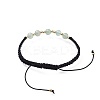 Adjustable Natural Green Aventurine Braided Bead Bracelets BJEW-JB04599-03-2