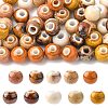 68Pcs 9 Colors Handmade Porcelain Beads PORC-FS0001-23B-1