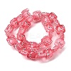 Transparent Glass Beads Strands LAMP-L078-010C-1