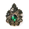 Alloy Pave Rhinestone Brooch JEWB-M035-02AG-1