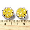 Fruit Opaque Resin Decoden Cabochons RESI-H156-01-06-3