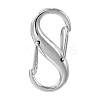Alloy Double S Snap Hook Spring Keychain Clasps FIND-YW0004-08P-1
