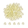Transparent Dyed Colours Glass Seed Beads SEED-T007-02F-1