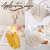 14Pcs 14 Style Wood Hoop Rings Macrame for DIY Craft Making DIY-WH0545-006-6