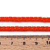 Opaque Solid Color Glass Beads Strands LS-GLAA-N065-4x4mm-C04-4