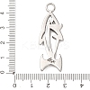 304 Stainless Steel Pendants LS-STAS-D129-13B-P-3
