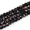 Baking Paint Glass Beads Strands DGLA-N010-6mm-M-2
