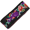 Ethnic Style Polyester Jacquard Fish Ribbons PW-WG30119-02-1