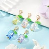 Tulip Acrylic Pendant Decorations HJEW-JM03082-01-1