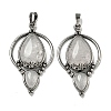 Natural Quartz Crystal Pendants G-F766-04AS-06-1