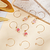 40Pcs Brass Earring Hooks KK-BBC0018-11-3