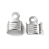 Tarnish Resistant 304 Stainless Steel Folding Crimp Ends STAS-P319-01P-1