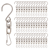 40Pcs S Shape Stainless Steel Hanger Hooks PALLOY-ME00023-1