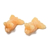 Natural Topaz Jade Carved Healing Goldfish Figurines DJEW-D012-08D-1