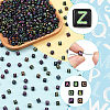 1000Pcs Opaque Acrylic Beads MACR-SC0002-43B-3