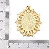 Natural White Shell Oval Pendants KK-F919-46G-3
