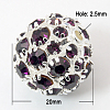 Brass Rhinestone Beads RB-Q165-5-2