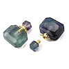 Gemstone Perfume Bottle Pendants G-L623-11G-3