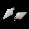 Natural White Jade Pendants G-Z055-02P-19-2