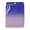 Rectangle Glitter Holographic PVC Resealable Packaging Bags ABAG-P011-01F-03-2