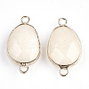 Natural White Jade Links connectors G-S344-02O-2