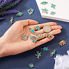 18Pcs 9 Styles Alloy Connector Charms FIND-TA0002-21-4