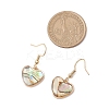 Natural Paua Shell Dangle Earrings EJEW-JE06274-04-3