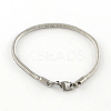 Tarnish Resistant 304 Stainless Steel European Style Bracelets for Jewelry Making LS-PPJ-R002-02-1