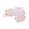 Glass Pendantns PALLOY-MZ01145-03-4