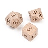 Natural Wood Polyhedral Dice Set WOOD-A027-01A-2