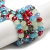 Glass Beads Strands EGLA-A034-M8mm-49-1