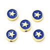 Brass Enamel Beads KK-E068-VB454-1-1