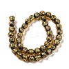 Handmade Dichroic Foil Glass Beads Strands DICH-U001-06B-2