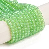 Baking Paint Transparent Glass Beads Strands DGLA-A034-J2mm-B09-1
