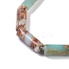 Synthetic Aqua Terra Jasper Beads Strands G-P529-A01-01-3