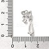 Rack Plating Brass Micro Pave Cubic Zirconia Pendants KK-M014-13P-3