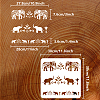 PET Hollow Out Drawing Painting Stencils DIY-WH0391-0281-2